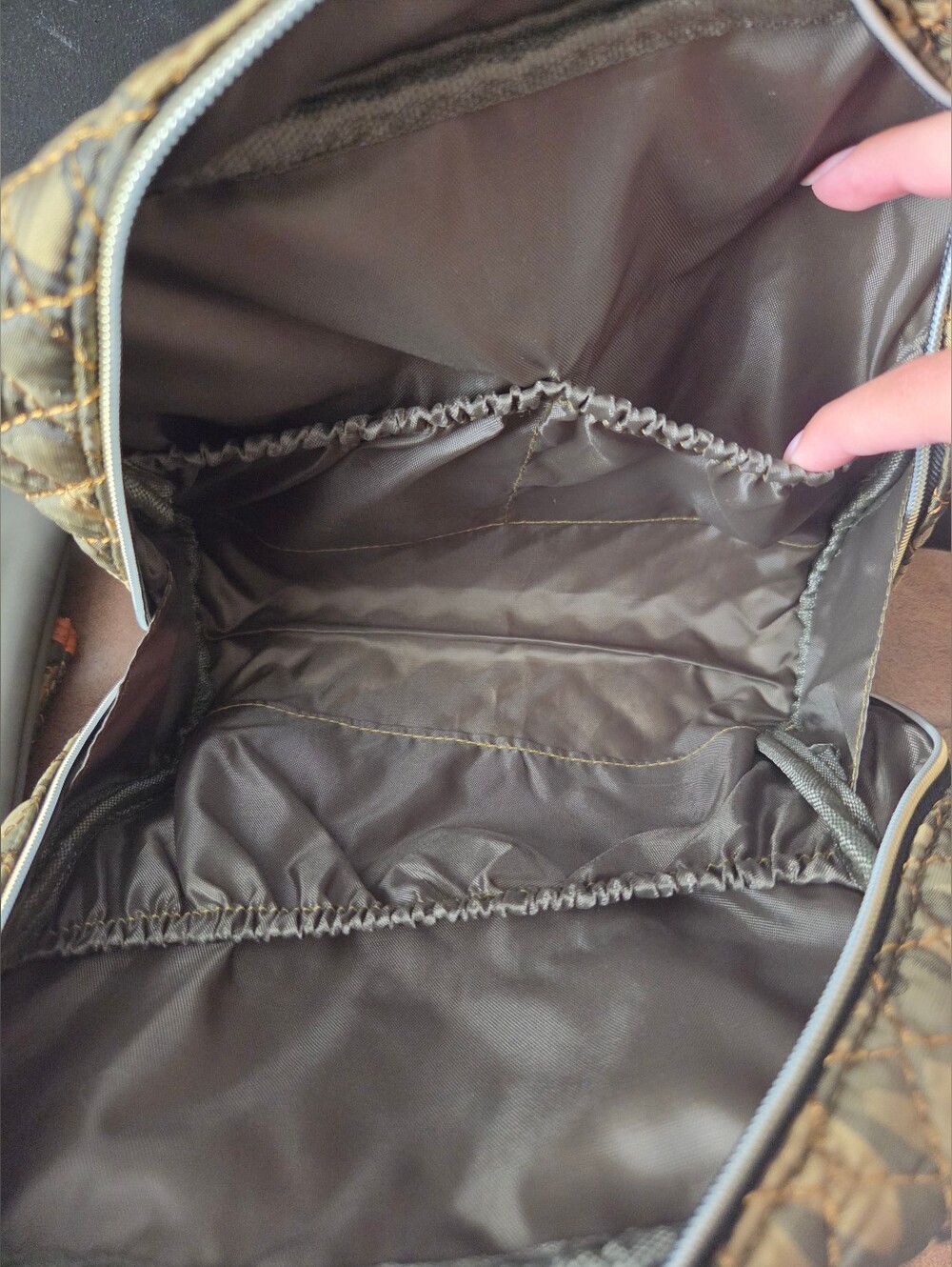 Joan & David Quilted Camo Travel Tote Set - Picture 4 of 9